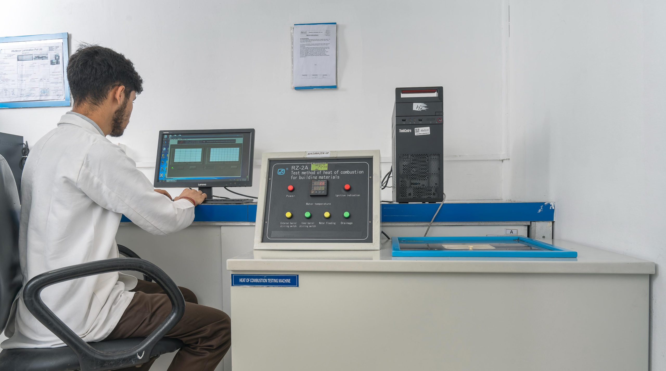 FR - Total Heat Release Testing Machine.