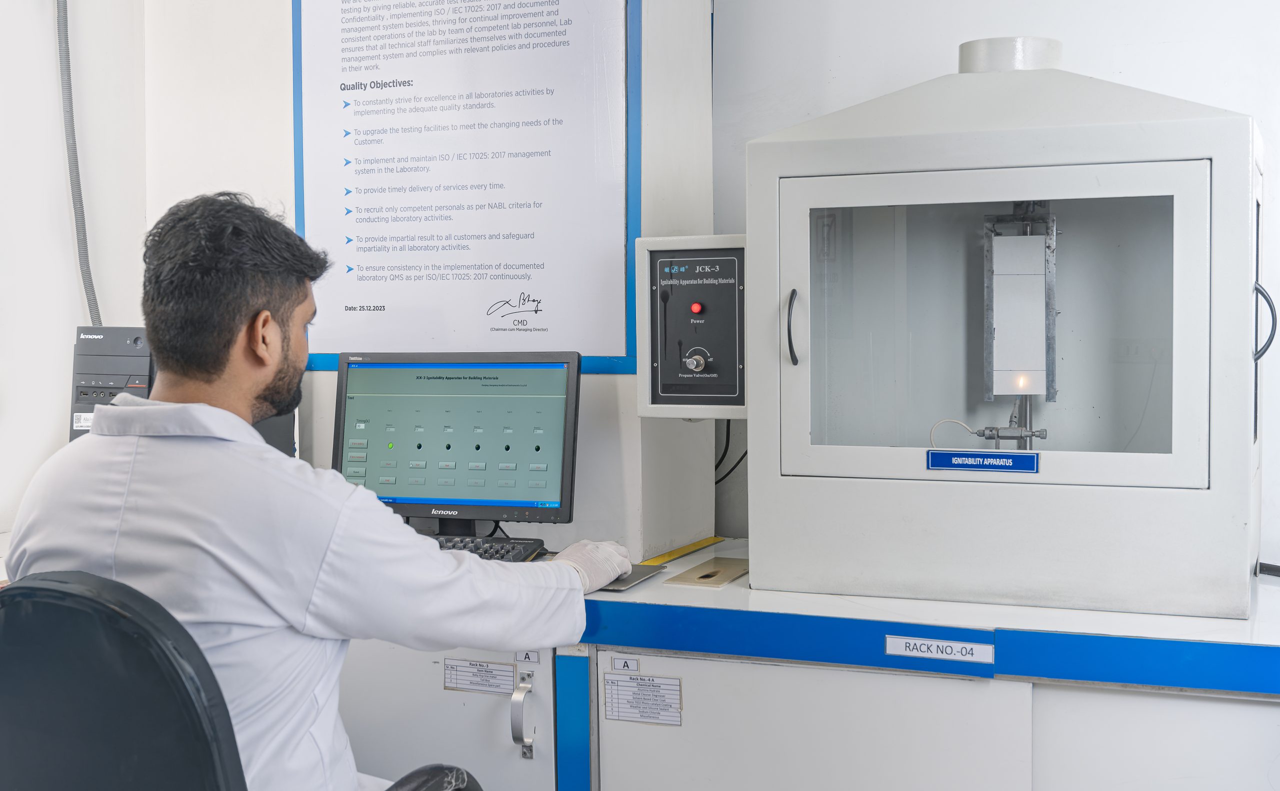 Ignitibility Testing Machine